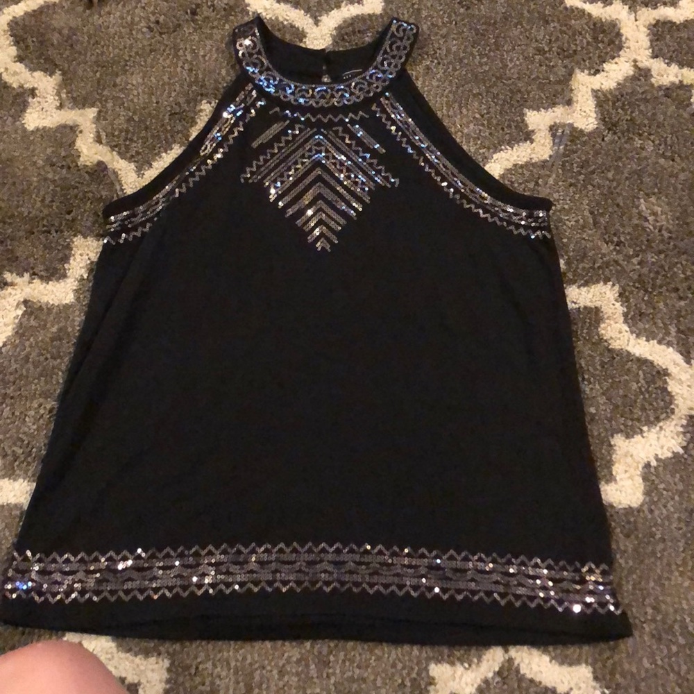Sequin tank top